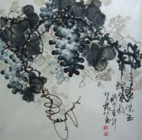 Raisins - Peinture chinoise