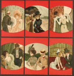 Couples Between Red Borders 1901