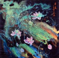 Lotus - peinture chinoise