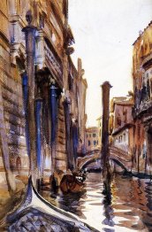 Side Canal In Venice 1902