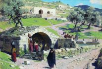 Fontein van de Maagd Maria In Nazareth 1882