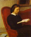Le lecteur Marie Fantin Latour la sœur de l'artiste 1861