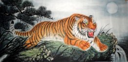 Tiger - Lukisan Cina