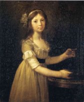 Marguerite Marie Lagnier zehn Jahre alt, 1796