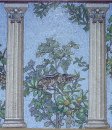 Mosaic - Dining hall rum i Sainte-Barbe bibliotek, Paris