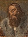 Porträtt av en skäggig man (chef för en apostel?)