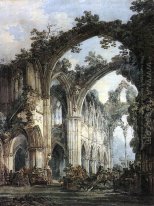 A l'intérieur de l'abbaye de Tintern