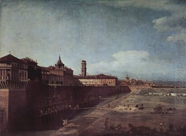 View Of Turin Dari The Gardens Of The Palazzo Reale 1745 1 \');