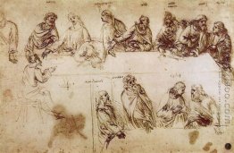 Study for the Composition of the Last Supper