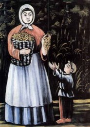 A Peasant Woman With Her Son