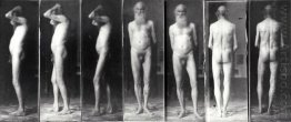 Portrait of an old man in the nude