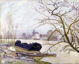 the loing at high water 1889 the loing at high water 1889