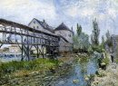 Le moulin Provencher à Moret 1883