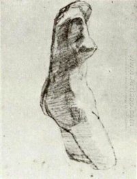 Plaster Torso Of A Woman Seen From The Side 1886