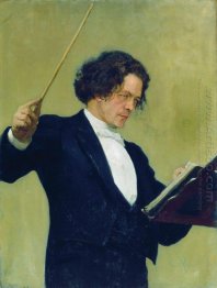 Portrait Of The Composer Anton Rubinstein 1887 2