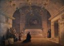 Uitzicht op de Kerk van de Geboortekerk in 1833