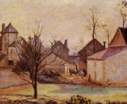 farmyard in pontoise 1874