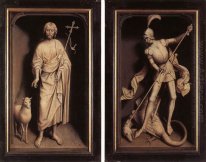 Triptychon der Familie Moreel Geschlossen 1484