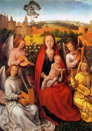 Virgin And Child With Musician Angels