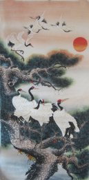 Crane - Peinture chinoise