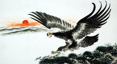 Eagle - Pittura cinese