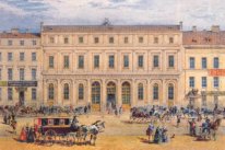 Utsikt över Passazh varuhuset 1848