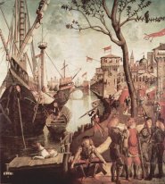 Ankunft der St. Ursula während der Belagerung von Köln 1498