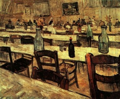 Intérieur d\'un restaurant dans Arles 1888