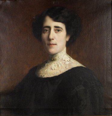 Retrato de una señora con cuello de encaje