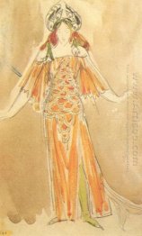 Volkhova El Sea Princess diseño de vestuario para la ópera Sadko