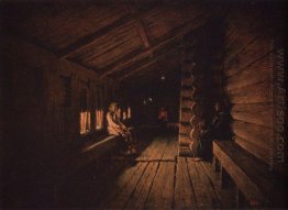 Before The Confession At The Entrance To A Village Church 1888