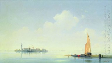 The Harbour Of Venice The Island Of San Georgio 1844