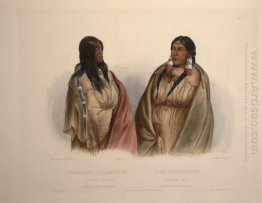 Woman of the Snake tribe and woman of the Cree tribe, plate 33