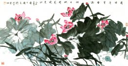 Lotus - peinture chinoise