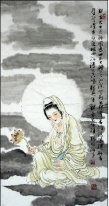 Guanshiyin, Guanyin - Peinture chinoise