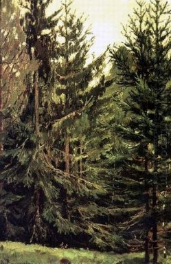 Edge Of The Spruce Forest 1881