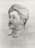 Porträt des Künstlers M A Vrubel 1907