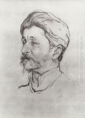 Portrait de l\'artiste M a Vroubel 1907