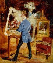 Princeteau In His Studio 1881