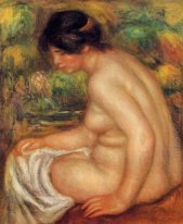 Seated Nude Im Profil Gabrielle 1913