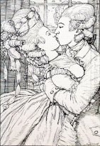 The Kiss Illustration To The Book Of The Marquise