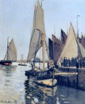 Sailing Boats At Honfleur