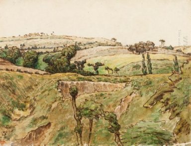 Sebuah Berbukit Landscape 1867