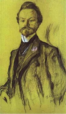 Portrait Of The Poet Konstantin Balmont 1905