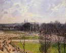 le Jardin des Tuileries après-midi d'hiver 1899