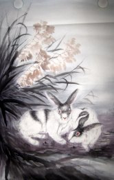 Rabbit - Peinture chinoise