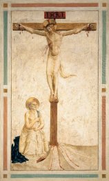 Crucifixion With St Dominic Flagellating Himself