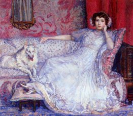 The Woman In White Portrait Of Madame Helene Keller 1907