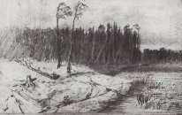 bosque cerca del agua 1872