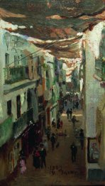 Street Of The Snakes In Seville 1883